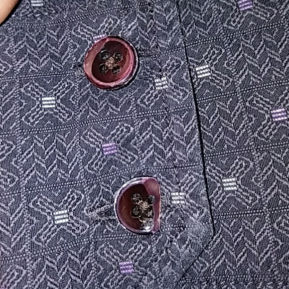 Faconnable Gray With Prints Casual Dress Shirt - Picture 8 of 8
